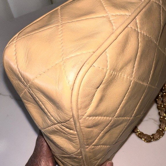 Chanel Quilted Tassel Camera Case Bag / shoulder bag color beige/tan
was $1495 - Picture 6 of 16